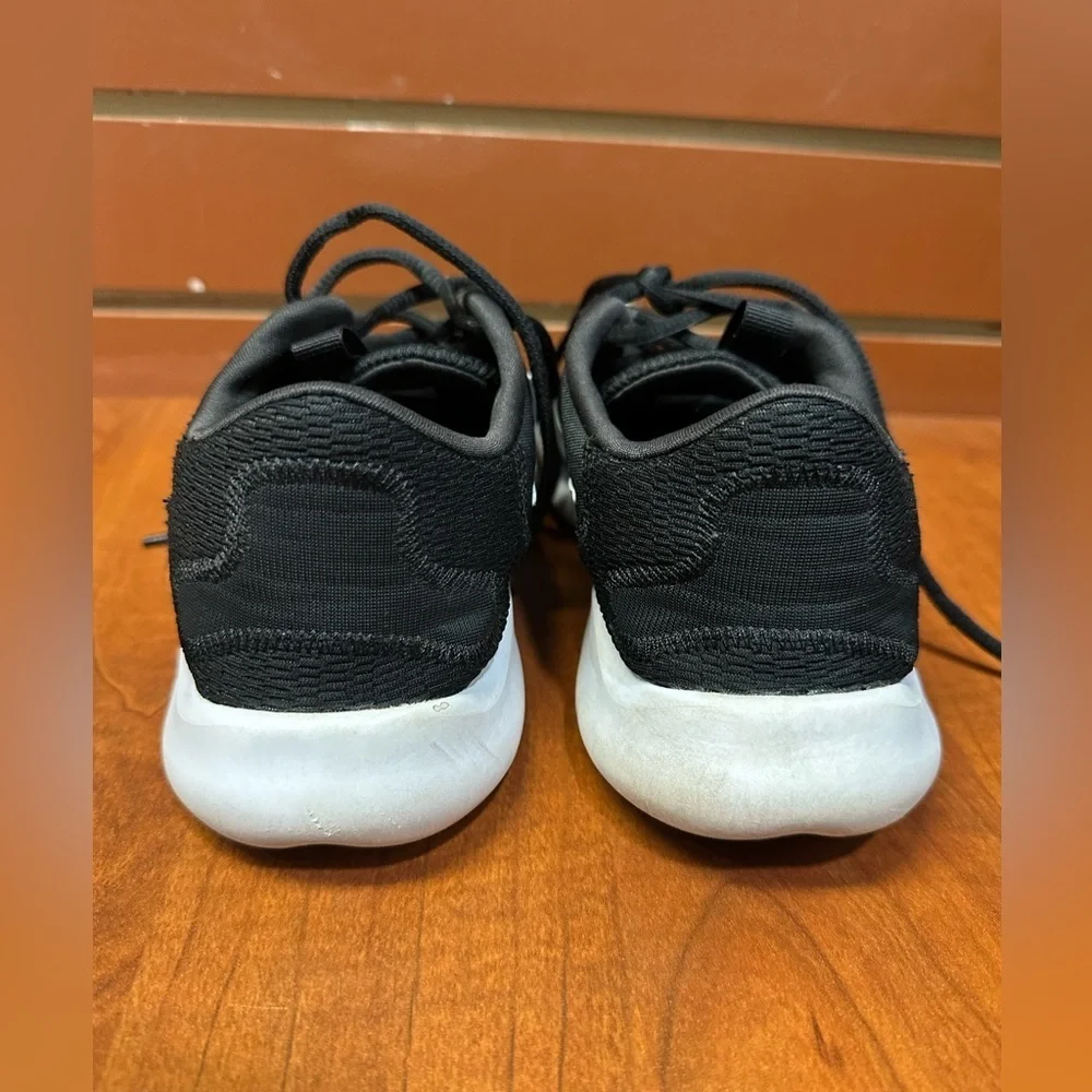 Nike Flex Black and White Athletic Shoes